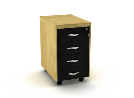 Gaveteiro Volante 4 Gav. Linha SAVANA