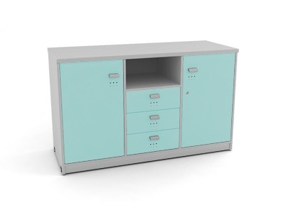 Credenza Com Gavetas - Linha Arena