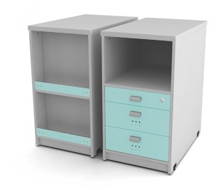 Gaveteiro Lateral 3 Gav. Linha Arena