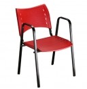 Cadeira Plástica Fixa ST Class Eco ISO 170B