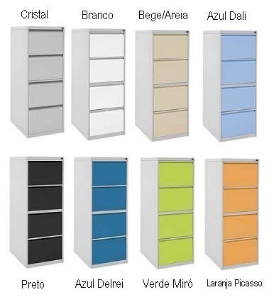 Arquivo de Aço 4 gavetas